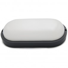 Φωτιστικό Επίτοιχο LED 18W 230V 1800lm 4000K Λευκό Φως Ημέρας Polycarbonate Γραφίτη IP54 21-2601811